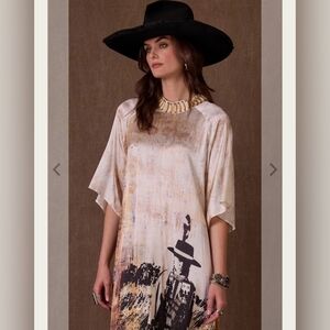 Double D Ranch Buffalo Gal Caftan Silk S/M